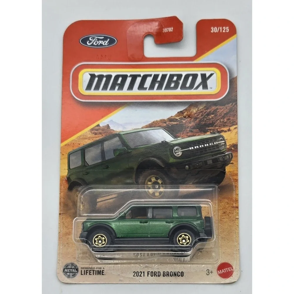 Matchbox 2025 Ford Bronco 30/125 Green Diecast SUV Off Road Vehicle New‎